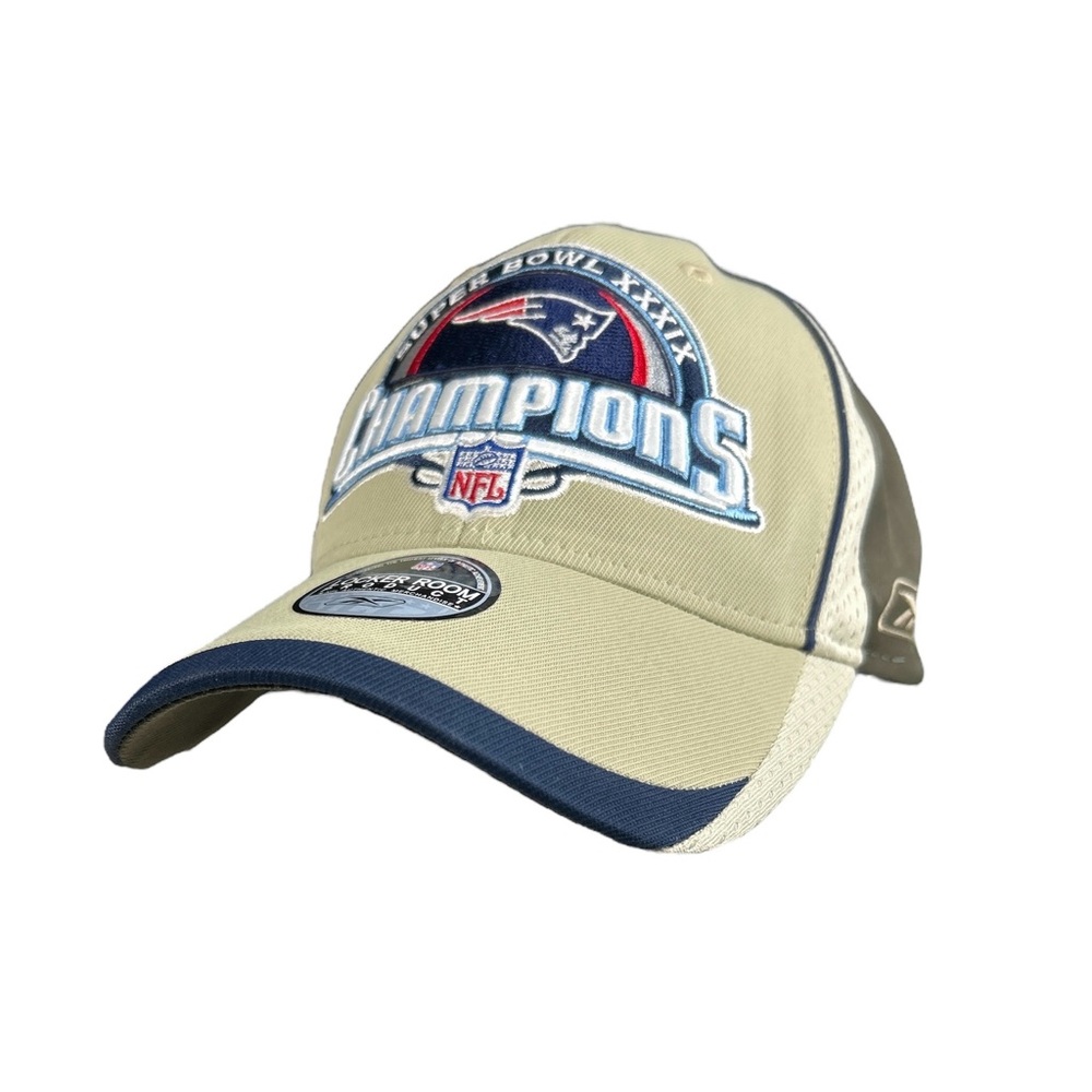 New England Patriots Champions NFL Super Bowl XXXIX 39 Team Apparel Reebok Hat